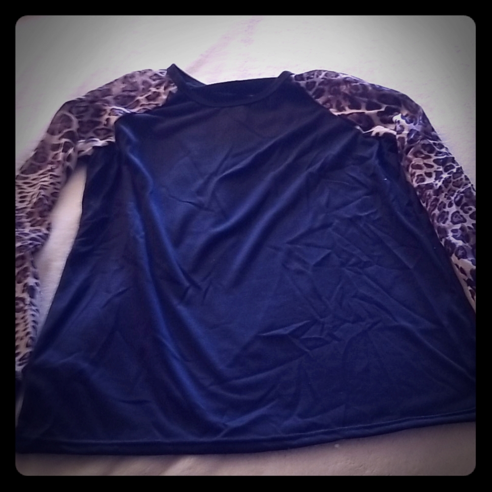Leopard print blouse